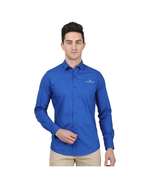 Monte Carlo Fila Fill Cotton Shirt - Dark Blue Shade